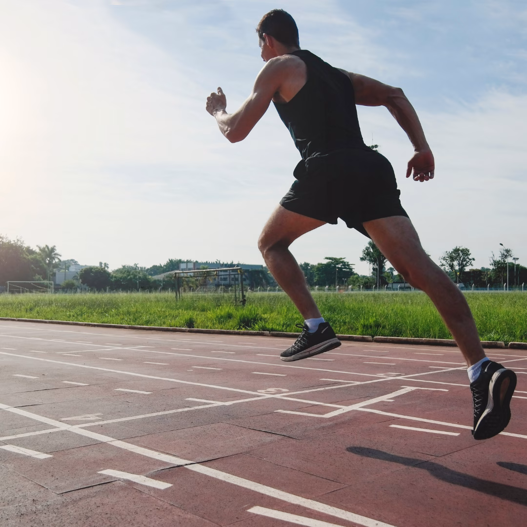 Sprinting athlete Sprinting athlete image from Canva Pro